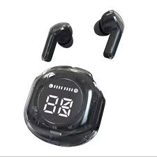 Air 39 Wireless Earbuds, Transparent Display, ENC Noise Cancellation Bluetooth 5.3 Gaming Earbuds